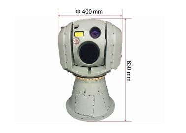 نظام كاميرا الدوران EO IR الثابت مع LWIR الكاميرا الحرارية 5Km الليزر المدى الباحث