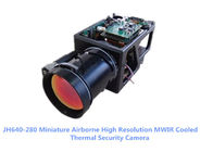 JH640-280 صغير الحجم MWIR تبريد MCT كاميرا الأمن الحراري