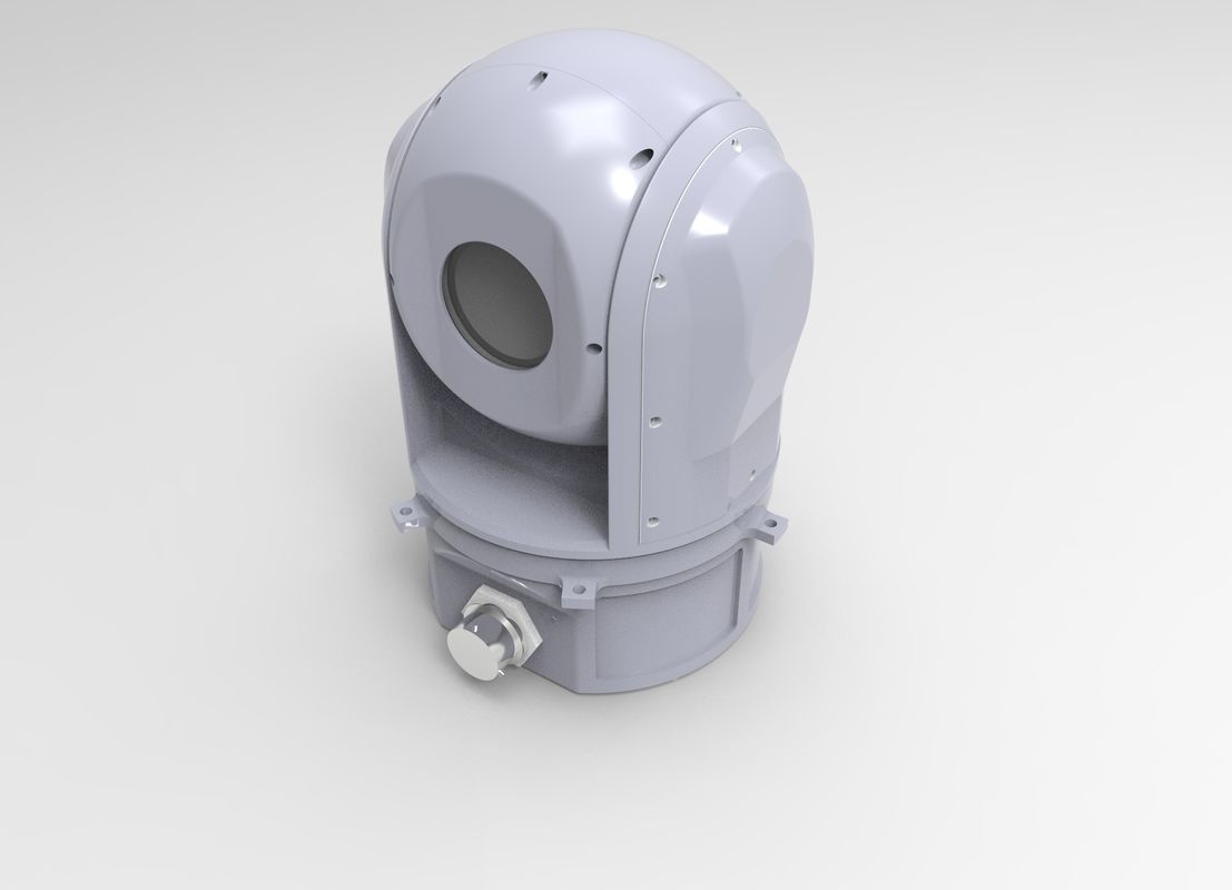 USV EO نظام تتبع بصري كهربائي / أبيض Eo Ir Sensor Systems Gimbal