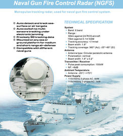 Monopulse Naval Gun Fire Control &amp; Tracking Radar System NGFS